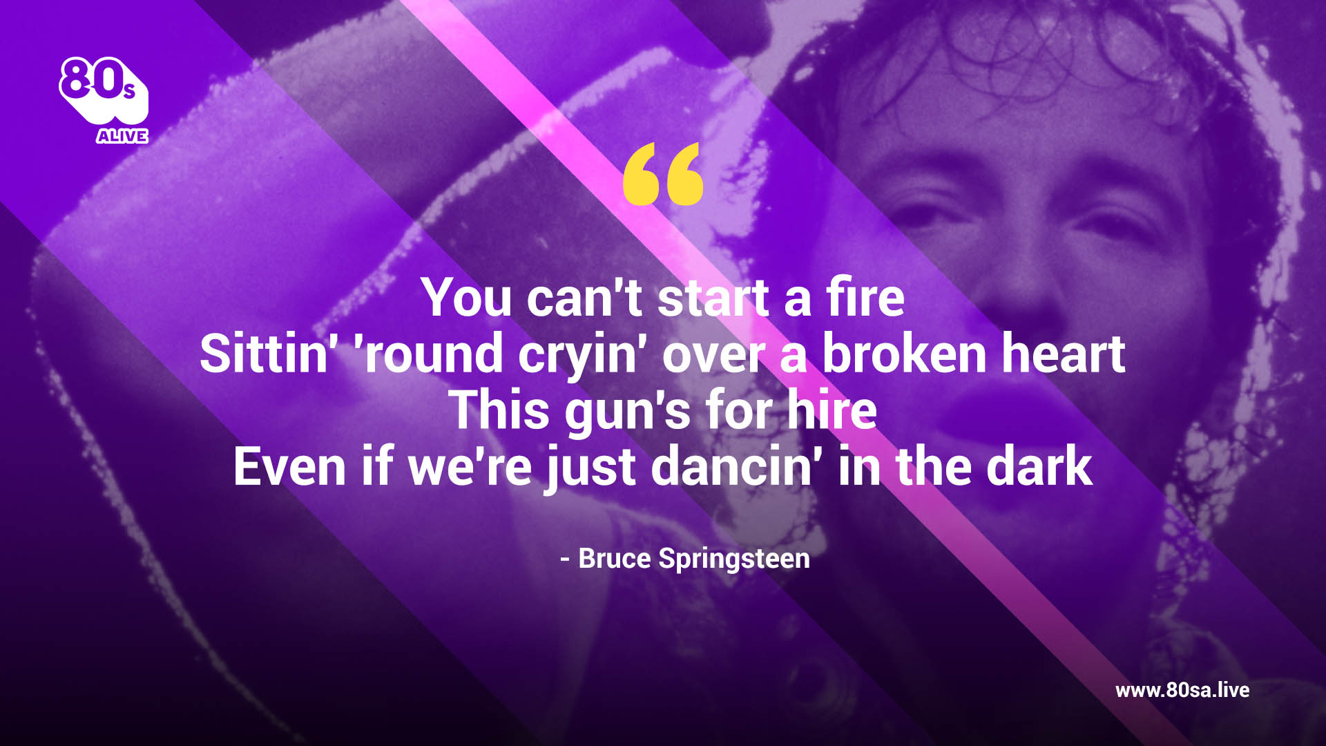 Lyrics: Bruce Springsteen - Dancing in the dark